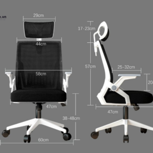 kích thước ghế văn phòng cao cấp
