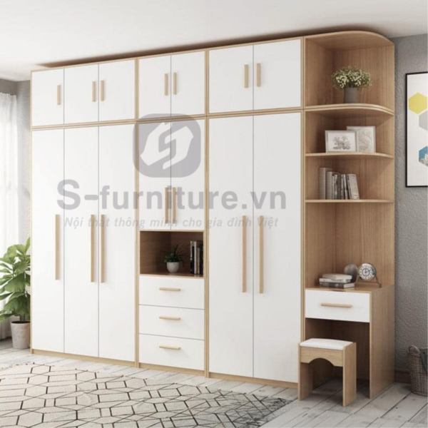 tủ quần áo thiết kế hiện đại