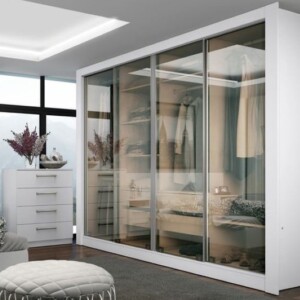 Tủ quần áo gỗ công nghiệp cánh kính SF005