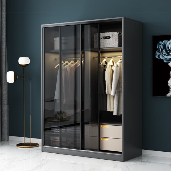 Tủ quần áo gỗ công nghiệp cánh kính SF009