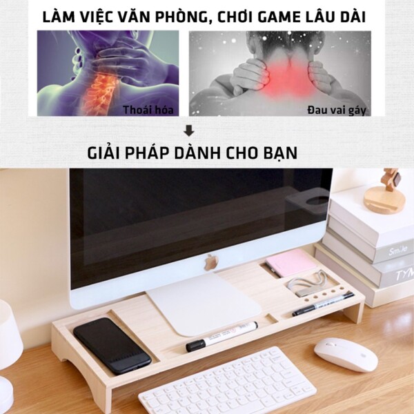 Kệ gỗ Có Ngăn Đựng Phụ Kiện