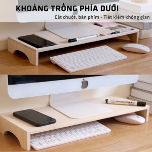 Kệ gỗ Có Ngăn Đựng Phụ Kiện